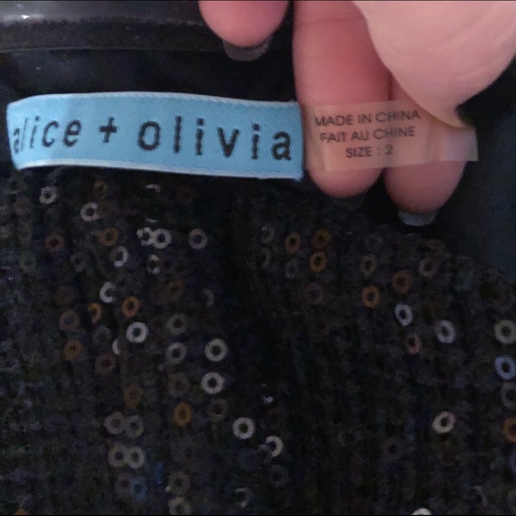 ALICE & OLIVIA Sequin Bustier - Picture 4 of 7